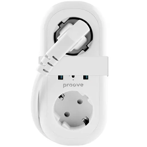 Мережевий фільтр Proove Supercoil 20W (2xAC + Type-C + 2xSB) 1.5m white (PSPS25002102) - фото 2