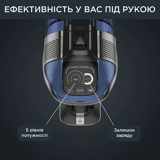 Пилосос Rowenta безпровідний X-Force Flex 12.60 Auto Aqua , 320Вт, чорно-синій - фото 7