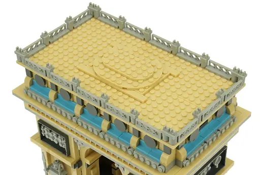 Конструктор Архитектура Wange 3D Триумфальная арка Париж Arc de Triomphe Paris 5223 для детей и взрослых 1391 деталь - фото 6