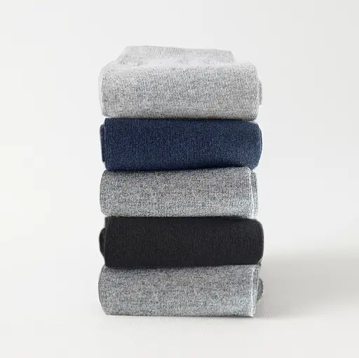 Набор носков высокие однотонные классические бесшовные, дышащие качественные ORGANIC cotton носки JILL ANTONY 5, 42-43, Микс - фото 1