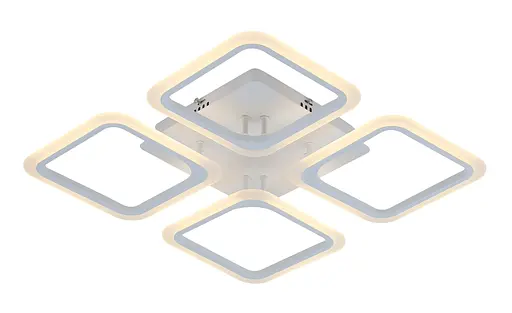 Люстра светодиодная акриловая потолочная 6110-4 WT 74W - фото 5