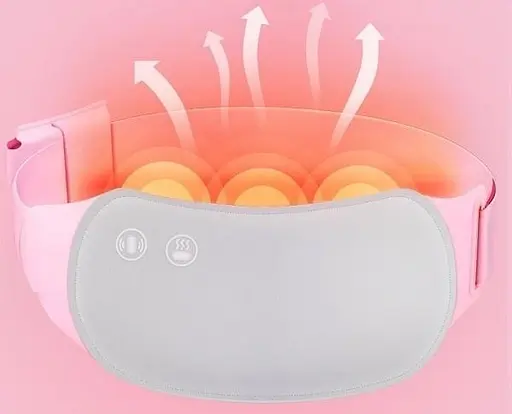 Жіночий зігріваючий пояс Benbo AM-166 USB (Рожевий) - фото 2