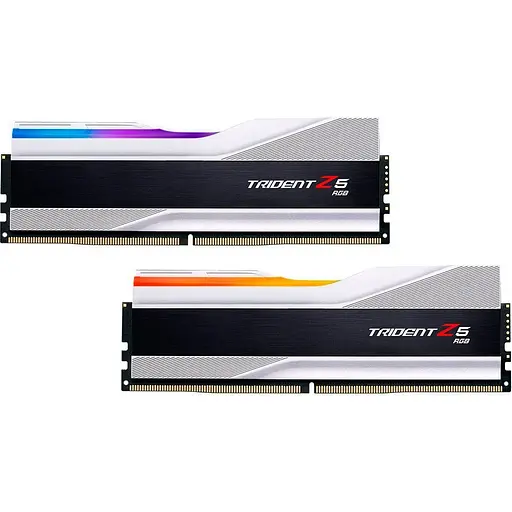 Модуль пам'яті DDR5 G.Skill Trident Z5 RGB 2x32GB 6400MHz Metallic Silver (F5-6400J3239G32GX2-TZ5RS) [102613] - фото 4