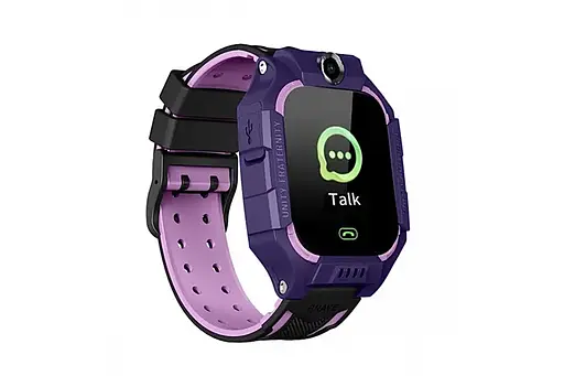 Детские умные смарт часы Q19 с камерой прослушкой Sim-картой Purple Black (16508) - фото 5