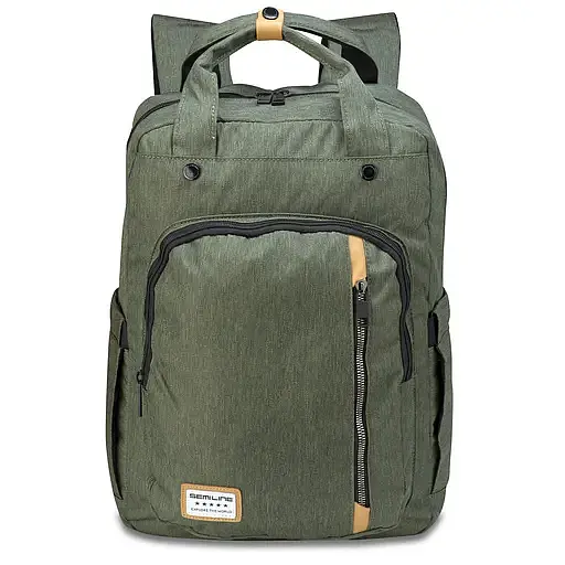 Рюкзак городской Semi Line 21 л зеленый (L2005-6) - фото 2