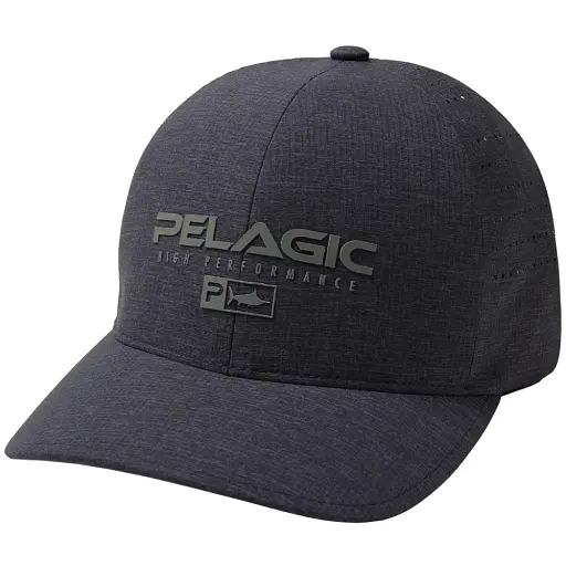 Кепка Pelagic Delta Flexfit Heathered S/M Charcoal - фото 1