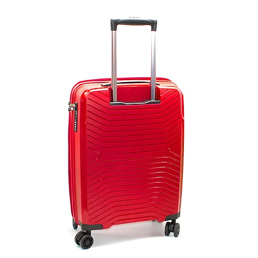 Набор чемоданов Unite Star 2в1 ABS-пластик с кодовым замком и телескопической ручкой красный (6071) - фото 3