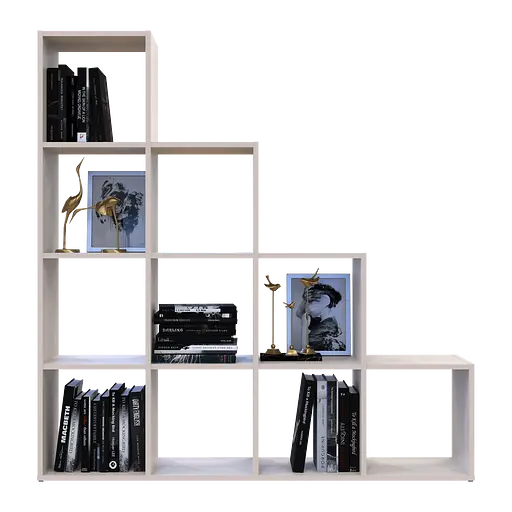 Стеллаж Doros Степь 4х4 Кашемир открытый 136.2х28.8х140.7 (41516168) - фото 3