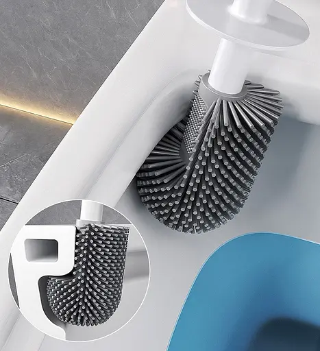 Йоржик пластиковий силіконовий Joybos з довгою ручкою (JBS-MTS-N04B2-JWT) - фото 4