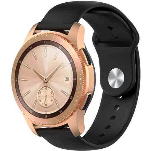 Ремешок DK CDK для Huawei Watch GT 3 SE 46mm 22mm Silicone Sport Band (011909) (black) - фото 4