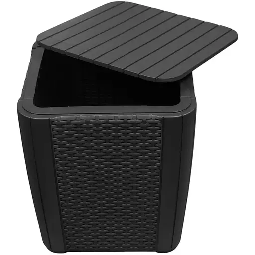 Стол-ящик пластиковый Keter Luzon Flat графит - фото 4