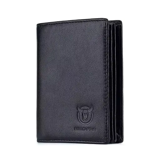 Мужской кожаный кошелек BULL 12х9.5х2.5 см acs0029250 - фото 1
