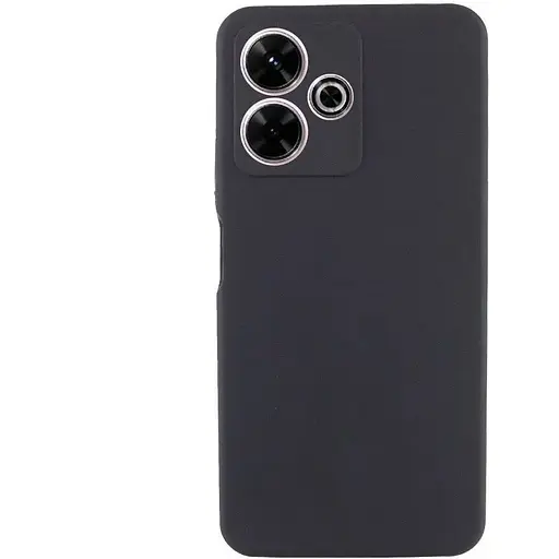 Чехол Lakshmi Silicone Cover Full Camera (AAA) для Xiaomi Redmi Note 14 5G Черный / Black