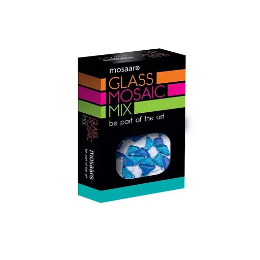 Дитячий набір для творчості "Мозаїчний мікс" MA5001 блакитний, білий, блакитний з глітером