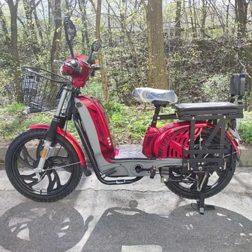 Електроскутер Двомісний Crosser E-Delta (1000W,60V,15Ah) Червоний - фото 9