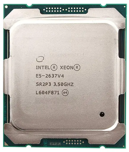 Процесор Intel Xeon E5 2637 V4 (CM8066002041100) (Socket 2011 v3, 8T, 3.7 ГГц, Tray) Б/в - фото 1