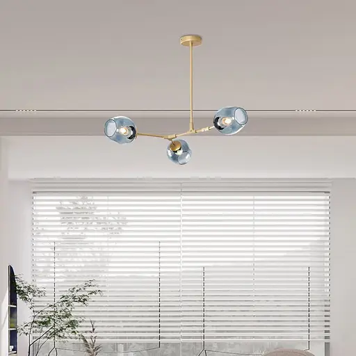 Декоративная люстра 19662-3 на 3 плафона