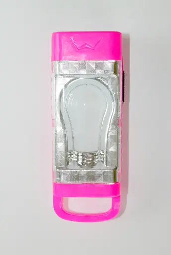 Светодиодный фонарик HL-1789 розовый компактный аккумуляторный ручной LED - фото 2