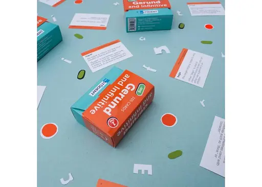 Настільна гра English Student Картки для вивчення англійських слів English Student Gerund and Infinitive vol.1 (укр.) (591225993) - фото 5