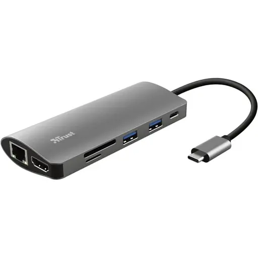 USB-Хаб Trust USB-хаб DALYX 7-IN-1 USB-C ALUMINIUM (23775_TRUST) - фото 1
