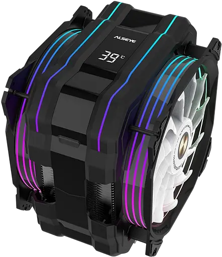 Воздушное охлаждение Alseye M120D-B-Plus II ARGB Black (AS.01.01.0044)