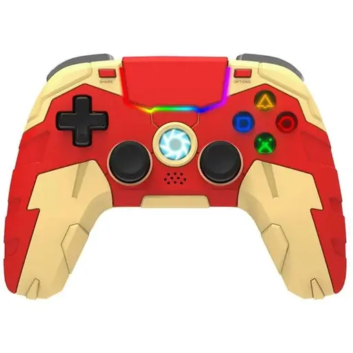 Геймпад iPega 4020A с поддержкой PS/PC/IOS красно-золотой - фото 1