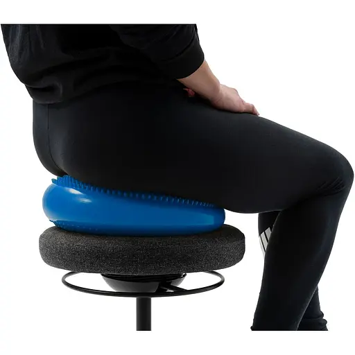 Балансировочная подушка Hop-Sport HS-R034BC синяя - фото 4