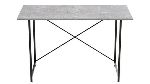 Стол письменный Line Лайт Ferrum-decor 750x1000x600 Черный металл ДСП Бетон 16 мм (FRD-104849) - фото 4