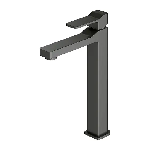 Змішувач для умивальника Omnires Slide високий graphite SL7712GR Графіт - фото 1