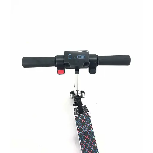 Детский Электросамокат E-Scooter ES3 LED + амортизатор Белый - фото 9
