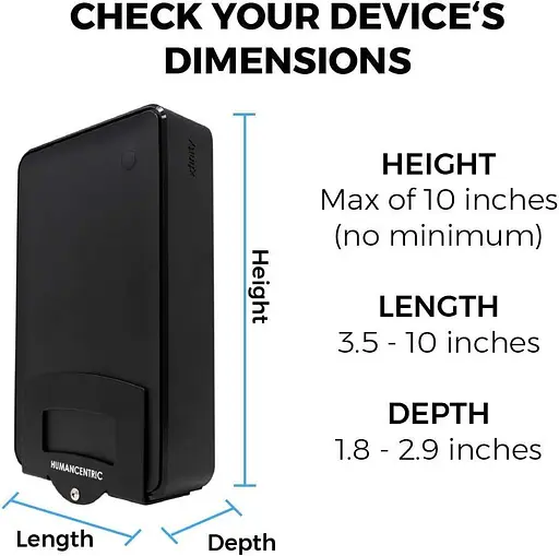 Крепление для кабельной приставки и модема HumanCentric, регулируемое настенное крепление для небольших и широких устройств, кабель - фото 3