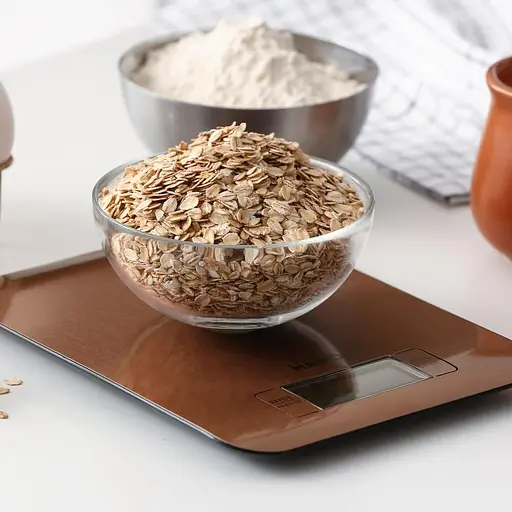 Электронные весы для взвешивания продуктов Magio MG-798 с LCD дисплеем сенсорные весы для дома до 5кг. - фото 3