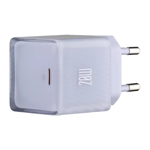 Мережевий зарядний пристрій McDodo 20W Dichromatic GaN PD Fast Charger ( EU Plug ) CH-3773 Фіолетовий - фото 1