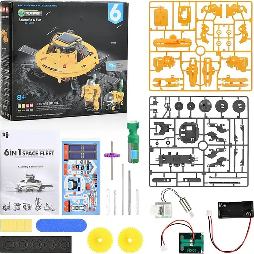 Детская игрушка Focenat «6-в-1» на солнечных батареях для мальчиков - фото 3