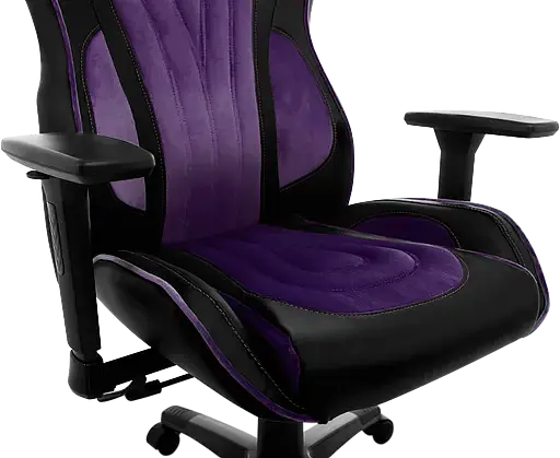 Геймерське крісло GT Racer чорне з фіолетовим (X-2645 Black/Violet) - фото 8