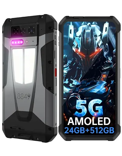 Смартфон Unihertz 8849 Tank 4, 12/512GB Black (Global) - фото 2