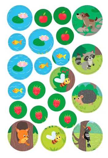 Великі наліпки для малят. Спритна жабка - фото 5