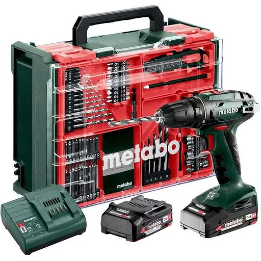 Шурупокрут-дриль Metabo BS 18 Set акумуляторний 18В (602207710)