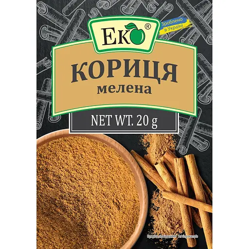 Приправа Эко Корица молотая 20 г (2169) - фото 1