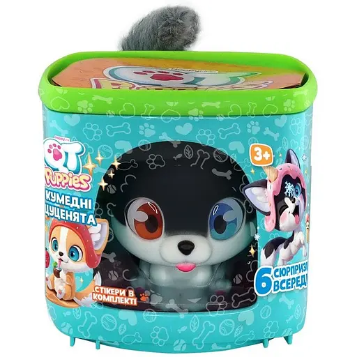 Дитячий ігровий набір Цуценя Кукі QT Puppies 451000-2 фігурка, будиночок, аксесуари - фото 1
