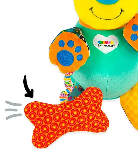 М'яка іграшка підвіска Lamaze Собачка зі звуком L27023 - фото 3