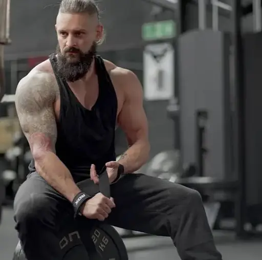 Лямки для тяги RDX W1 Gym Single Strap Red Plus (WAN-W1R+) - фото 4