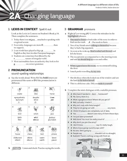 English File (4th Edition). Advanced Workbook with key - фото 11