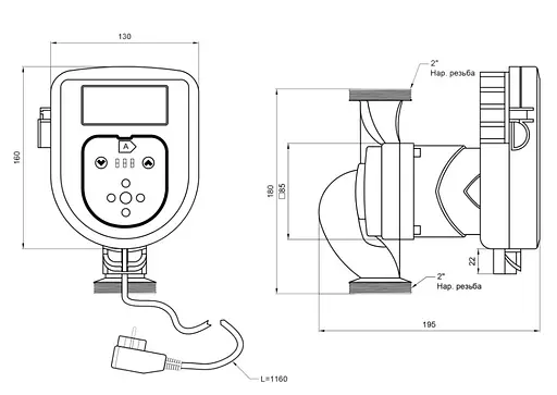 Циркуляционный насос Thermo Alliance LPS-А 32/80/180 энергосберегающий LPSA3280180 - фото 5