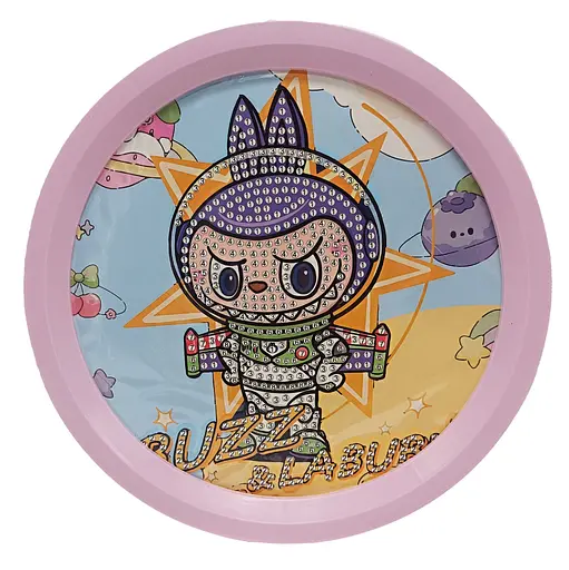 Детский набор алмазная мозаика "Лабубу" YK-6532-11(Violet)