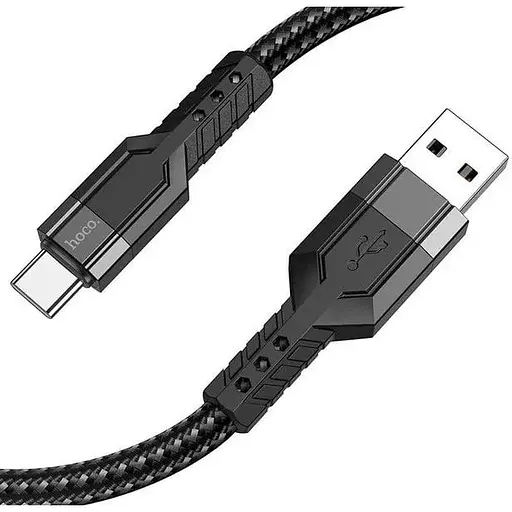 Кабель Hoco U110 Type-C charging data cable Чорний - фото 1