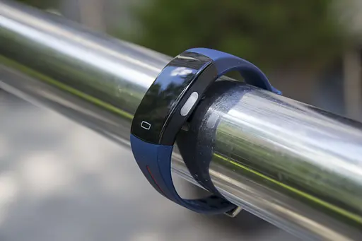 Розумний фітнес-браслет Jiks Fit з тонометром та виміром ЕКГ (Синьо-червоний) - фото 3