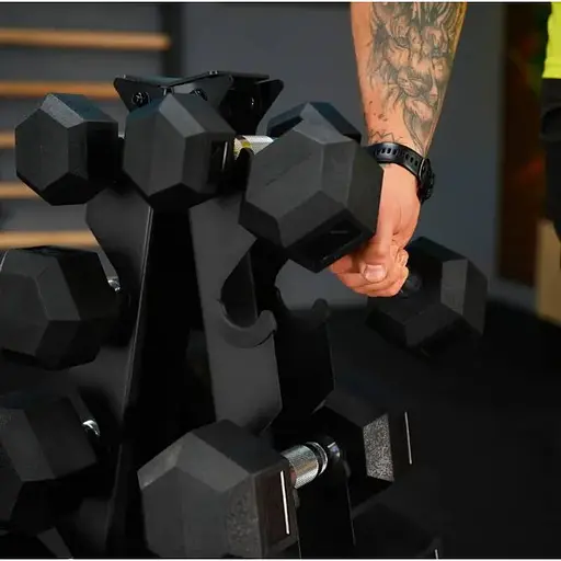 Стійка-піраміда Trex Sport для зберігання 5 пар гантелей TX-055DR - фото 7