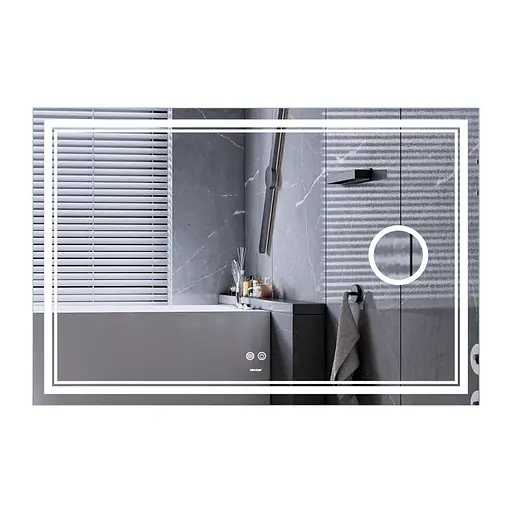 Дзеркало Mixxus Premium Quadro MR20-100x70 MP6622 - фото 1