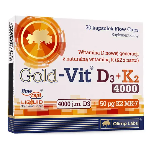 Вітаміни та мінерали Olimp Gold-Vit D3+K2 4000 IU 30 капсул